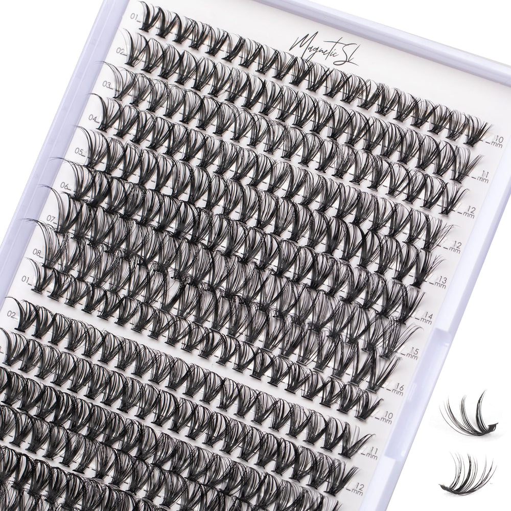 Magnetic SL Racimos de Pestañas, bandeja 320, aplicación rápida y resultados naturales.