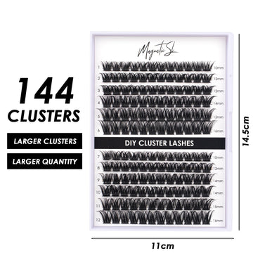 Magnetic SL racimos de pestañas listos para aplicar con pinzas y lograr naturalidad.