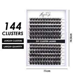 Magnetic SL racimos de pestañas listos para aplicar con pinzas y lograr naturalidad.