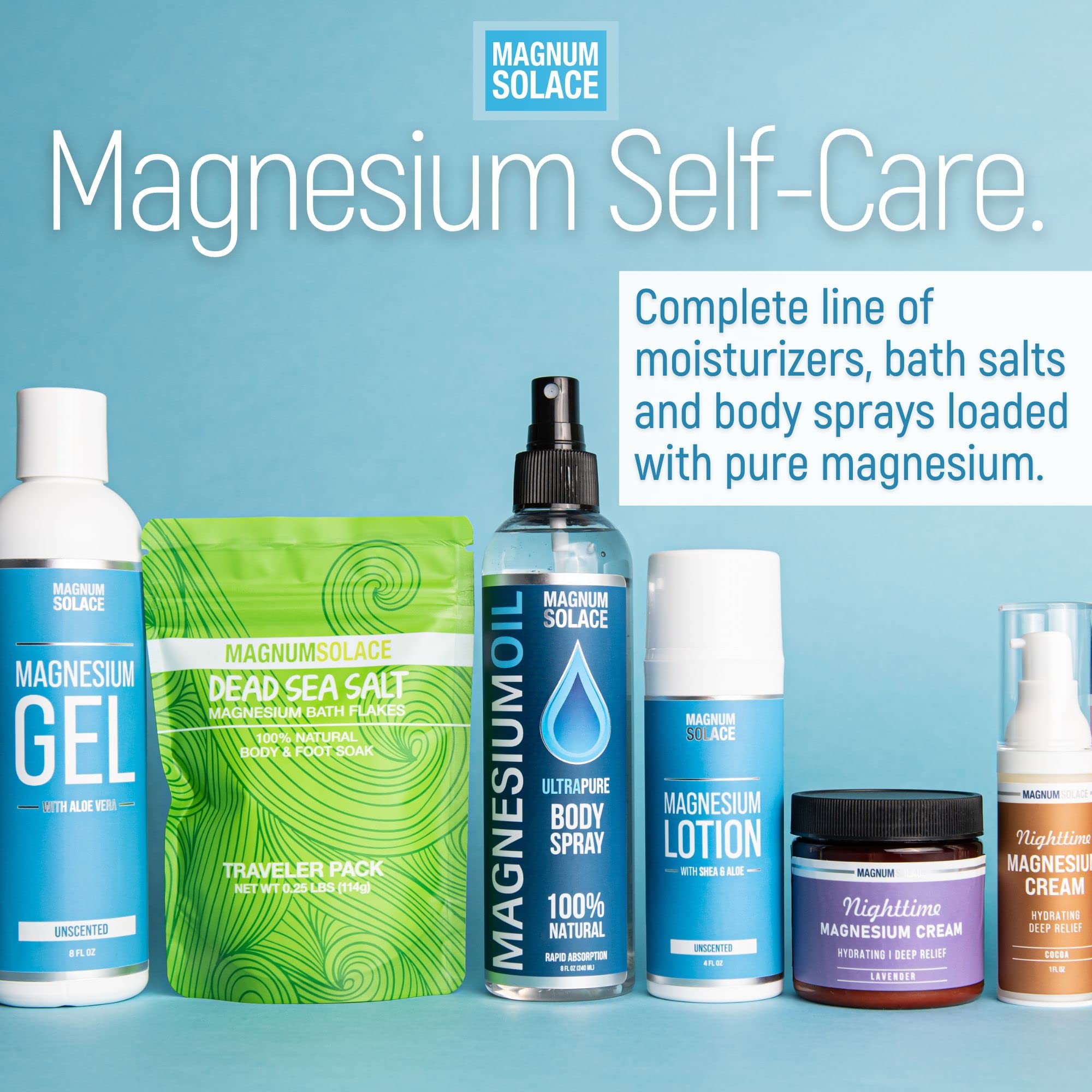 Magnum Solace crema de magnesio para después del baño