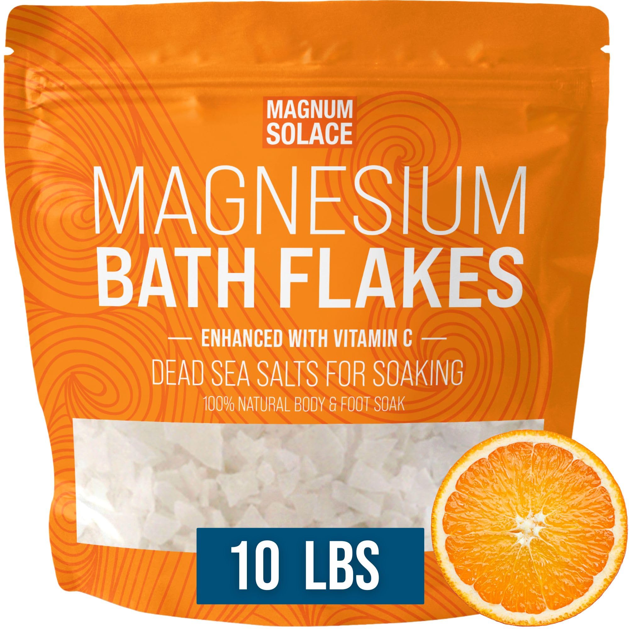 Magnum Solace escamas de magnesio para baño, relajación y piel suave