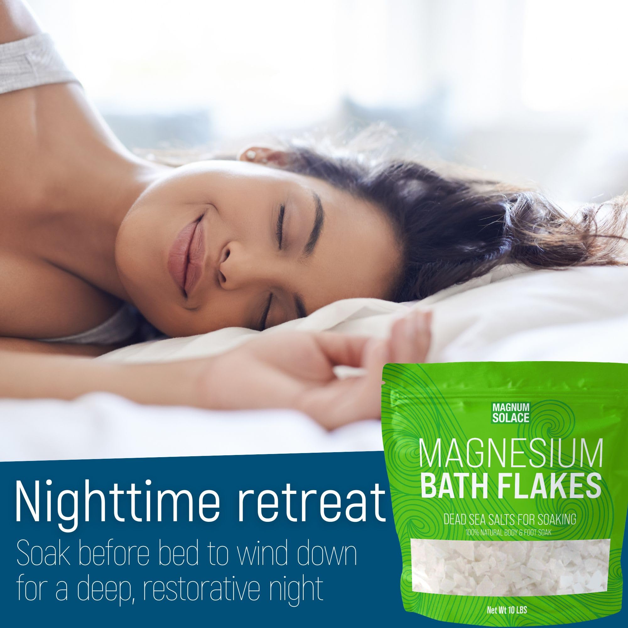 Magnum Solace para baño nocturno, remojo 1-2 veces por semana