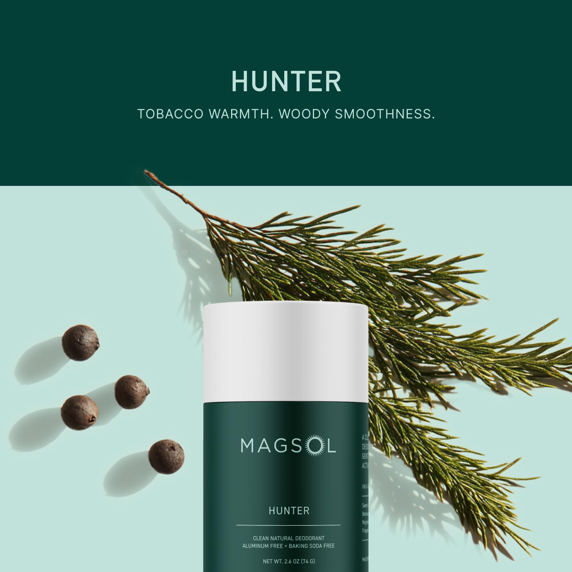 Cire d’abeille dans le déodorant MagSol Organics Hunter Tobacco pour une tenue longue durée