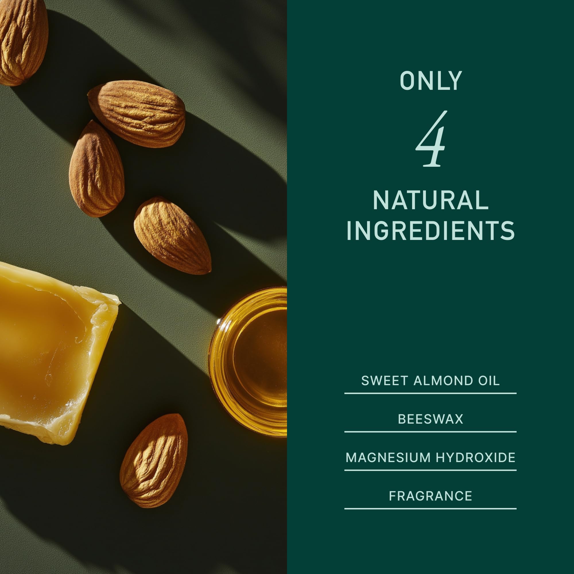 Huile d’amande douce du déodorant MagSol Organics Hunter Tobacco nourrissant la peau