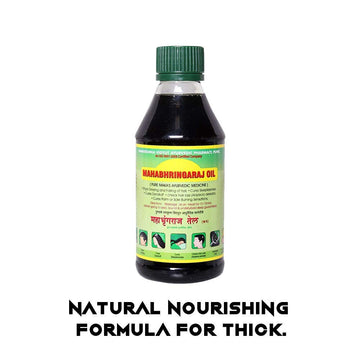 Frasco Mahabhringaraj de 200 ml para cuidado capilar