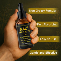 Maidlure Max+ Afro Ayiti Oil – parfum naturel et peau douce après usage