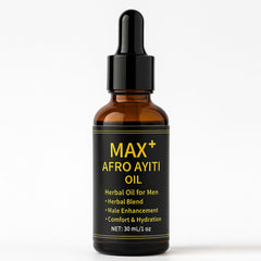Maidlure Max+ Afro Ayiti Oil – bouteille d'huile de massage légère et absorption rapide