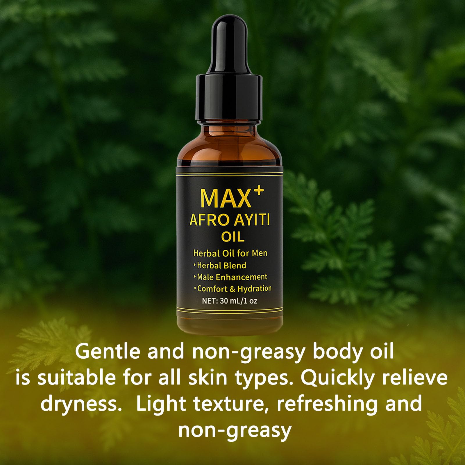 Maidlure Max+ Afro Ayiti Oil – idéal après la douche pour hydrater et détendre