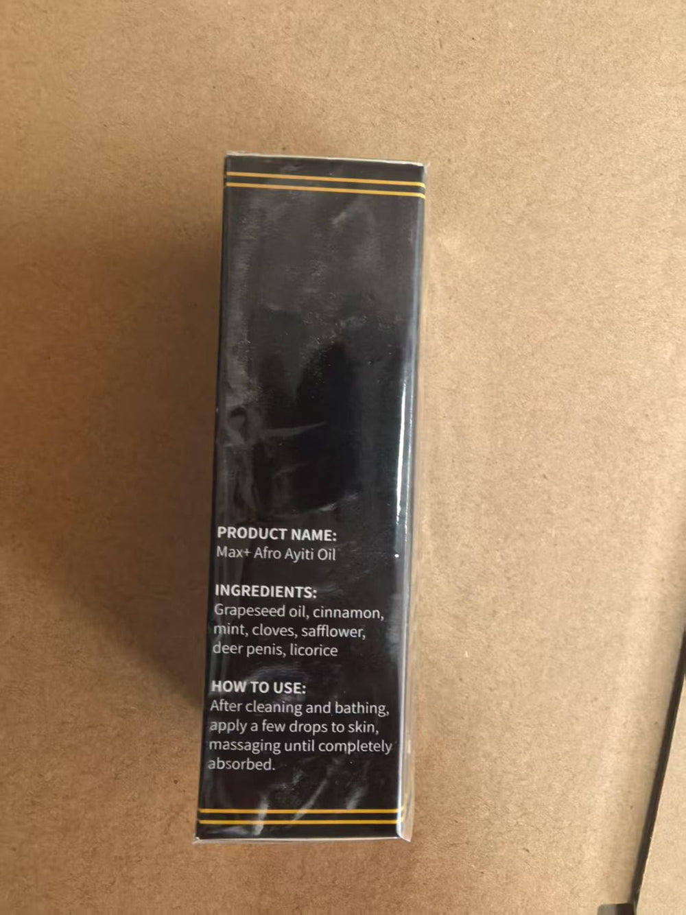 Maidlure Max+ Afro Ayiti Oil – emballage pratique pour une routine bien-être