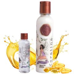 MAIKE AMOUR Ritual Botanico Keratina Organica: botella que ofrece brillo y sedosidad.