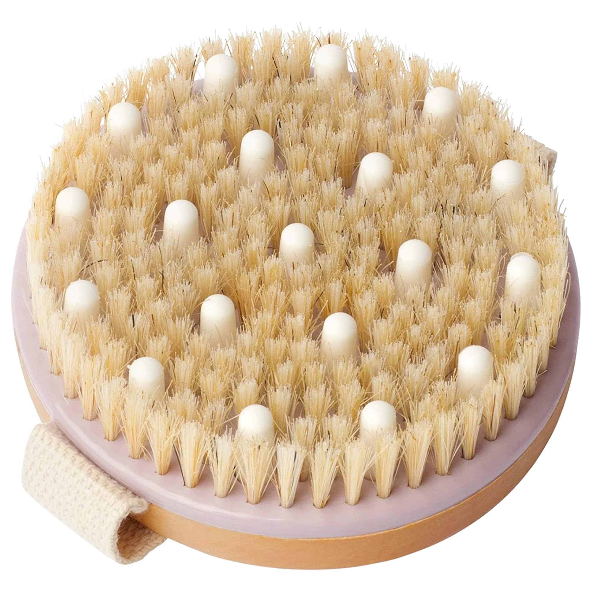 MainBasics brocha de cuerpo para uso en seco, exfoliación suave de la piel