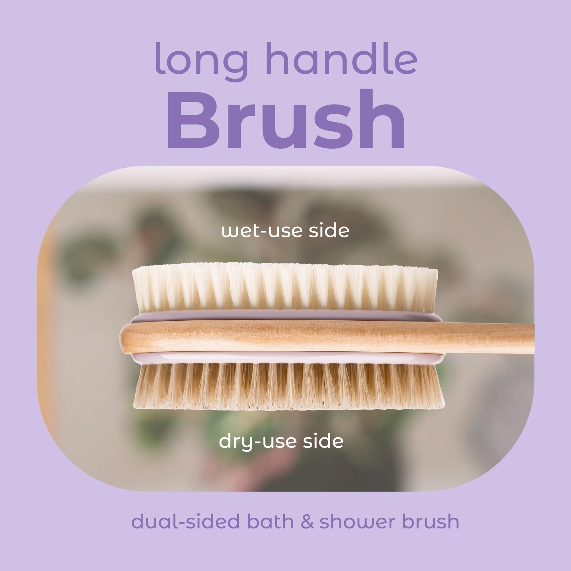 MainBasics cepillo doble cara exfolia y limpia con suavidad