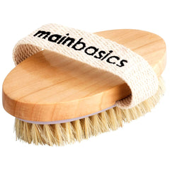 MainBasics cepillo seco corporal con diseño ergonómico para un agarre cómodo