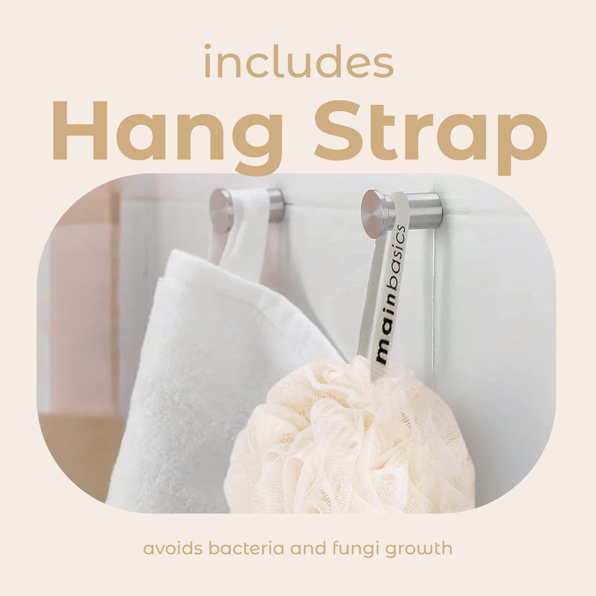 MainBasics tono neutro diseño: se integra a cualquier baño.