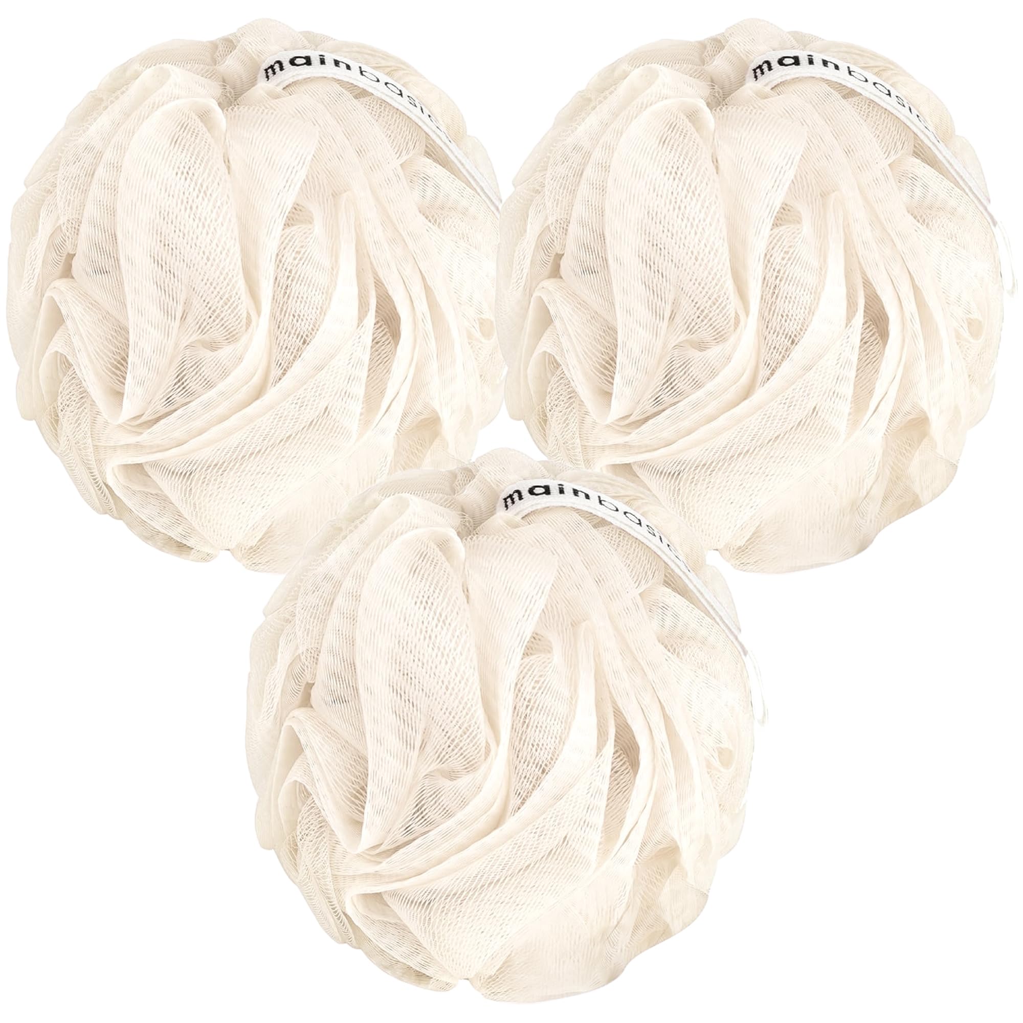MainBasics esponja lufa alga marina trio pack: limpieza suave y exfoliación delicada.