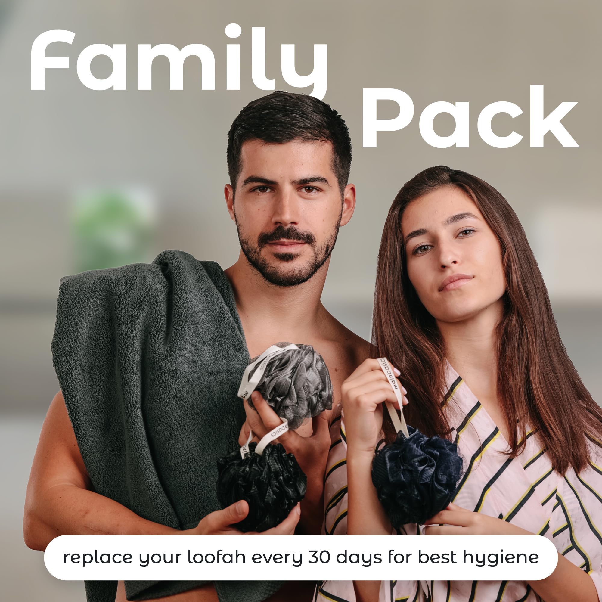 MainBasics esponja para uso diario y cuidado de la piel para toda la familia