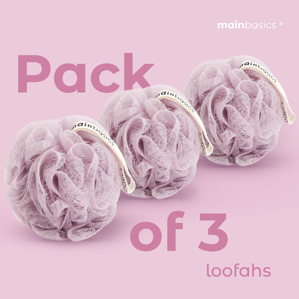 MainBasics lufa-uso-diario-ergonomico ofrece manejo cómodo en la ducha diaria.