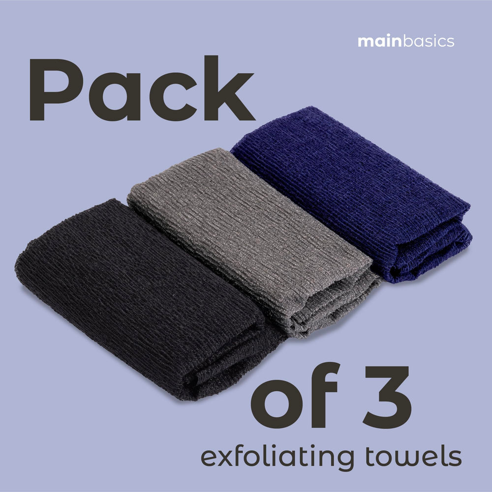 MainBasics: color negro hielo de toalla para aspecto elegante