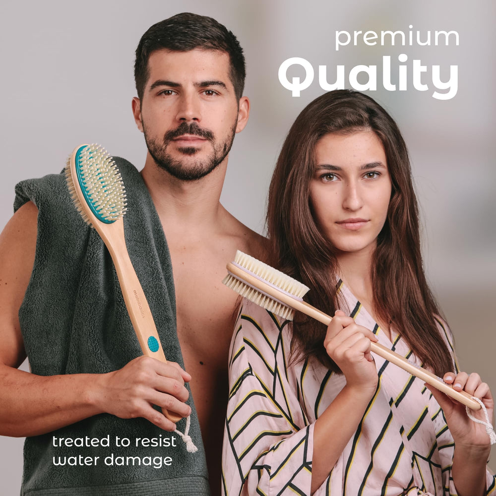 MainBasics tono lavanda y madera aporta estilo en tu baño