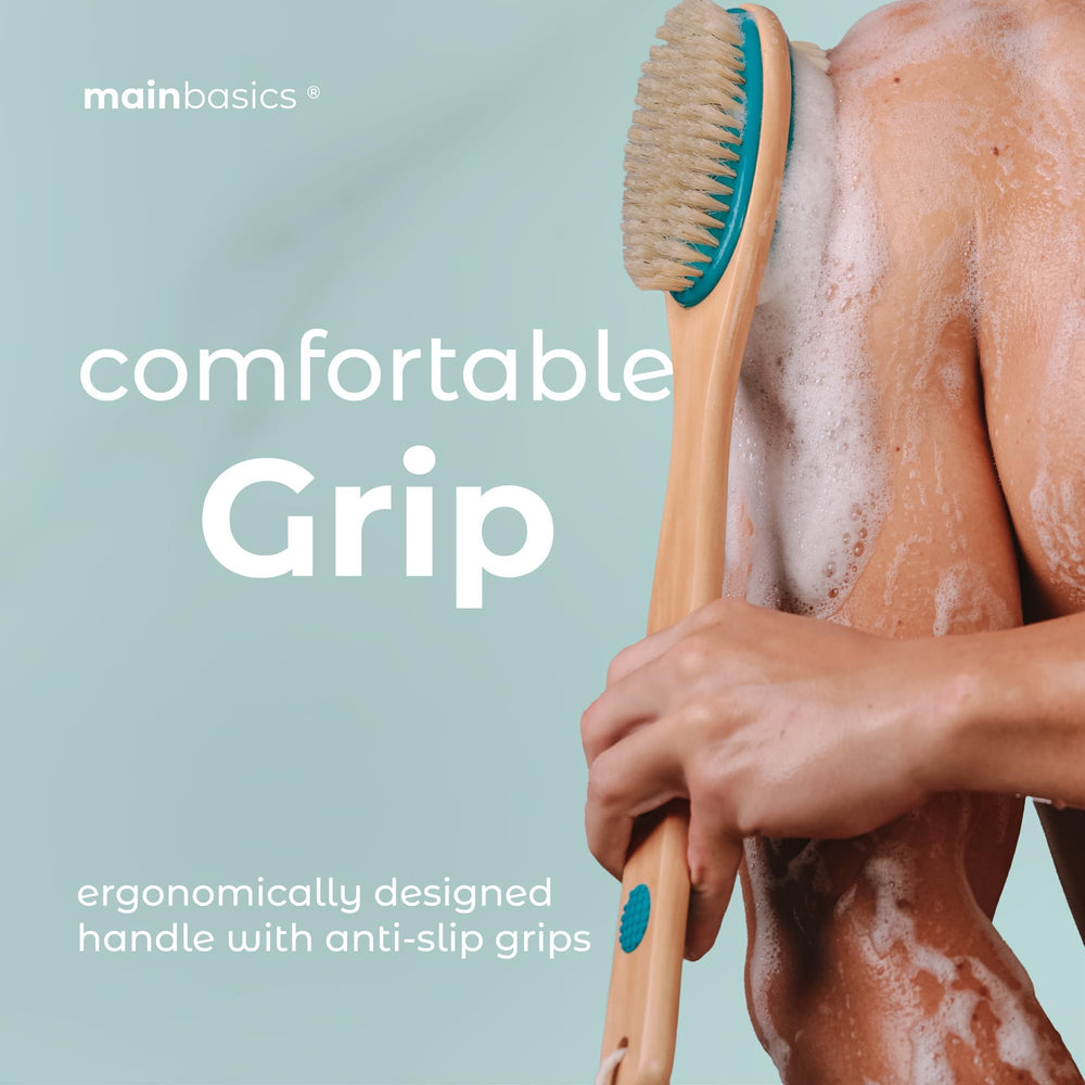 MainBasics cepillo resistente al agua para mayor durabilidad.