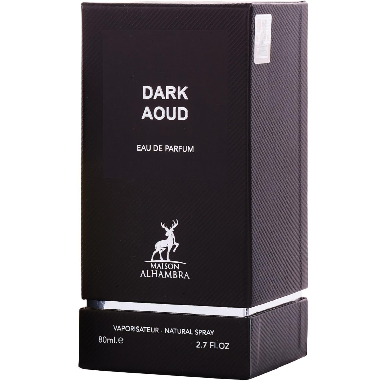 Maison Alhambra Dark Aoud, empaque elegante para regalo y colección
