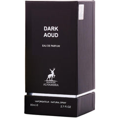 Maison Alhambra Dark Aoud, empaque elegante para regalo y colección