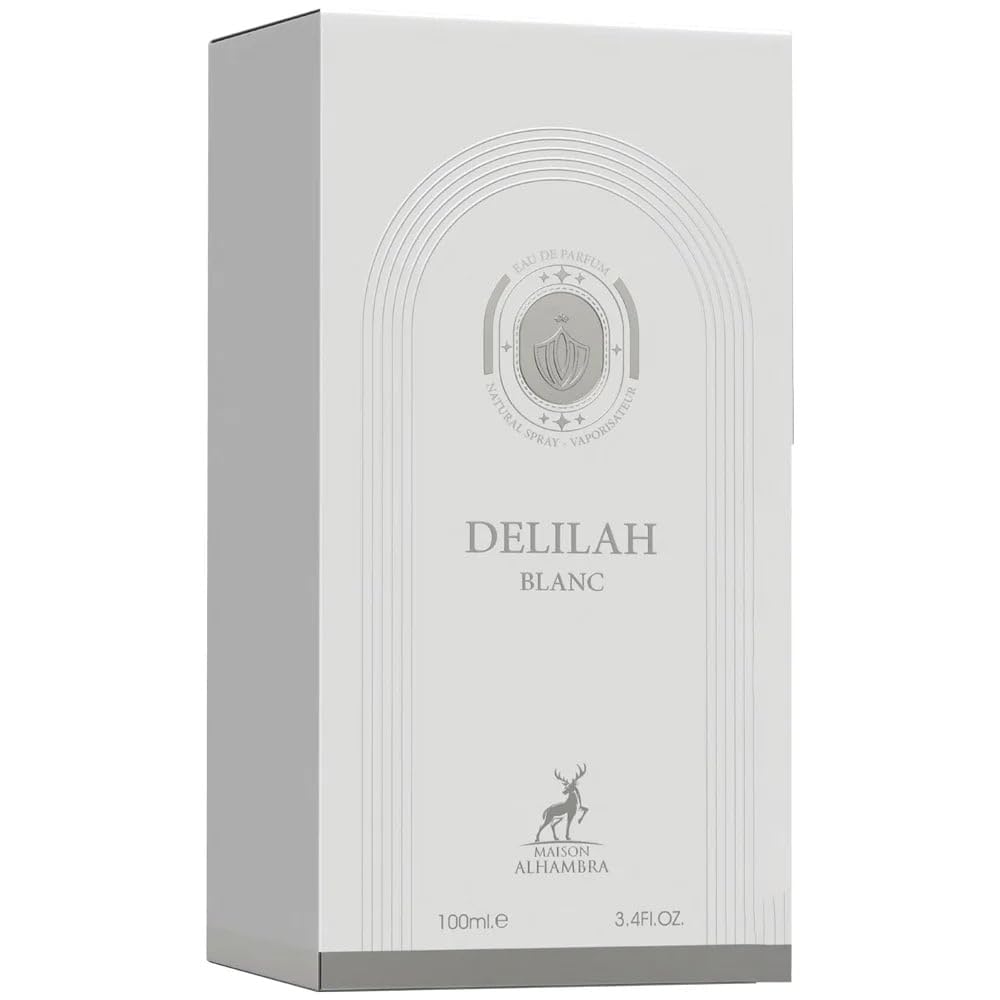 Envase refinado de Delilah Blanc, diseño elegante para regalo o tocador