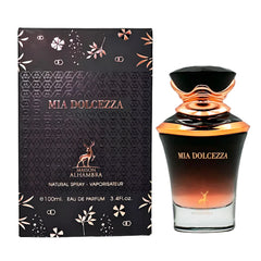 Mia Dolcezza, punto de pulso, fragancia de larga duración para todo el día.
