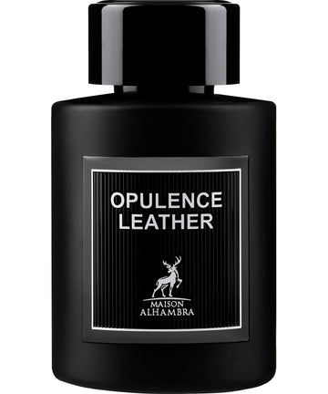 Maison Alhambra Opulence Leather frasco elegante para noches especiales