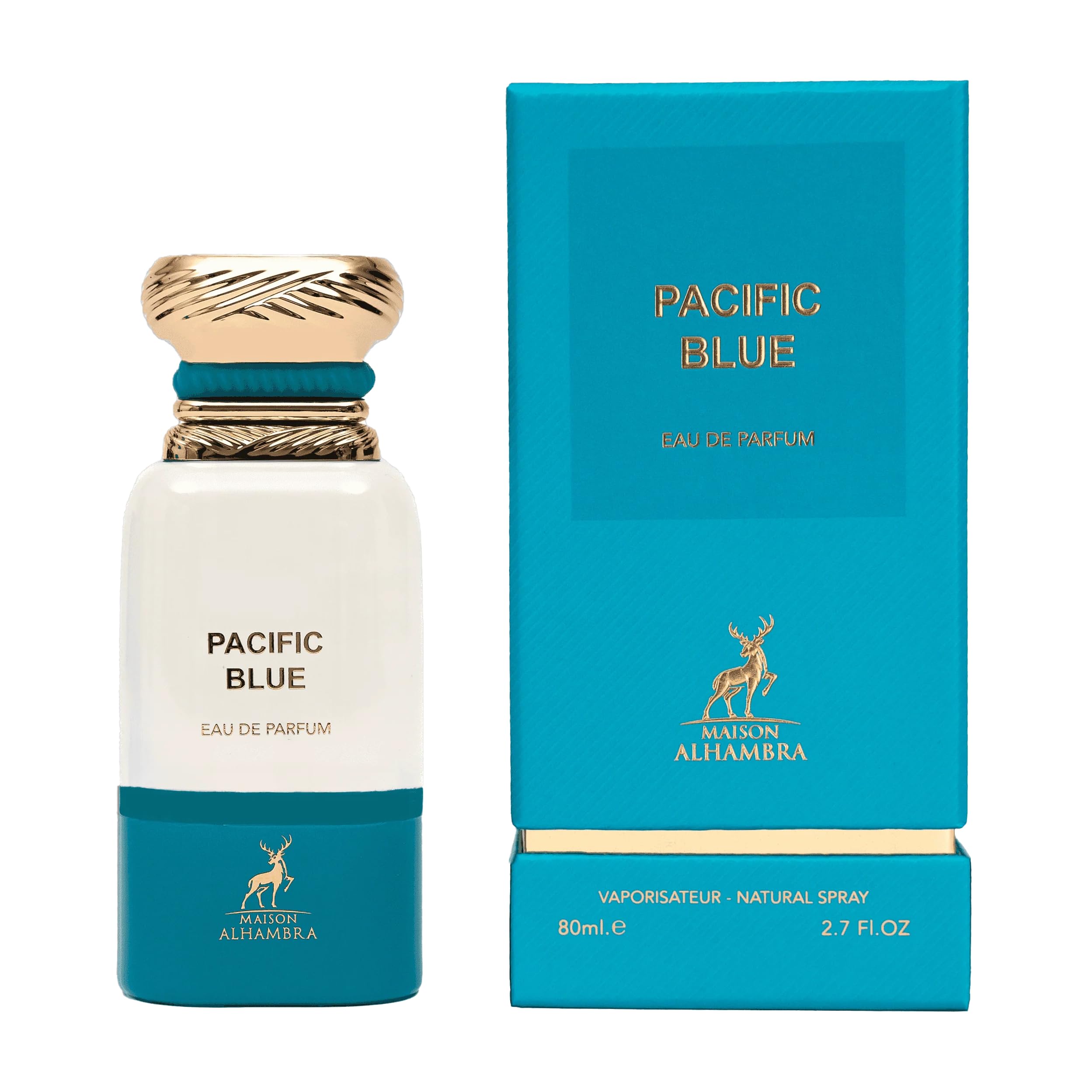 Maison Alhambra Pacific Blue EDP: spray suave para uso diario y presencia sutil.