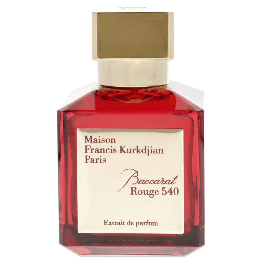 Detalle del envase Baccarat Rouge 540 para una experiencia lujosa