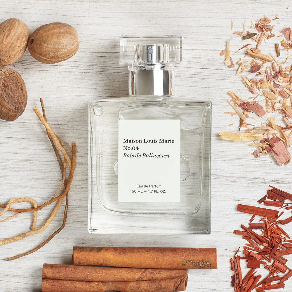 Aroma que se desarrolla en la piel de Maison Louis Marie No04 Bois de Balincourt.