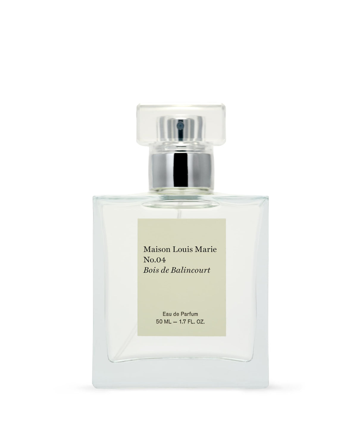 Maison Louis Marie No04 Bois de Balincourt, frasco de perfume con aroma amaderado cálido.