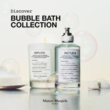 Maison Margiela Replica Baño de Burbujas almizcle blanco cierra con suavidad.