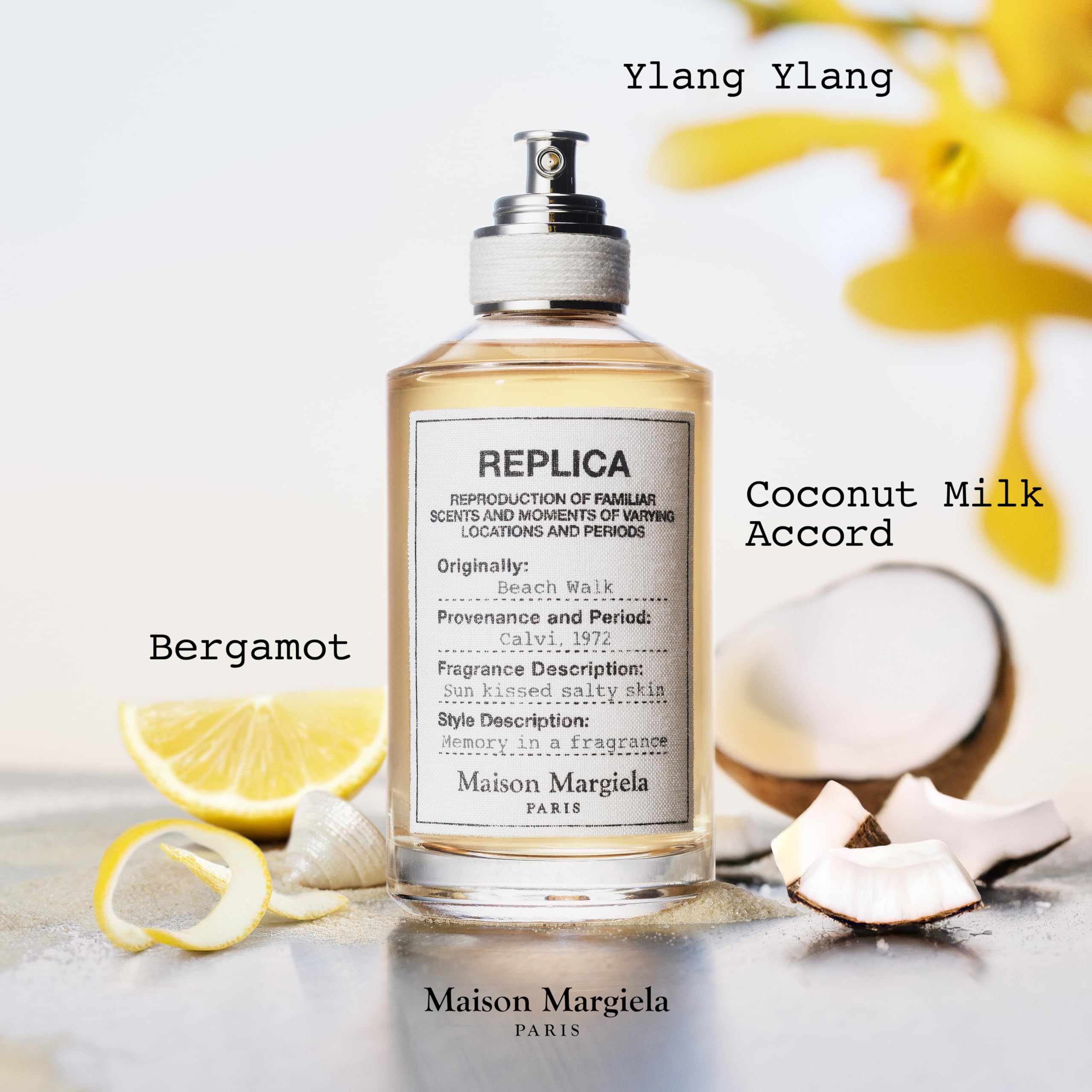 Maison Margiela Beachwalk etiqueta distintiva para reconocimiento inmediato