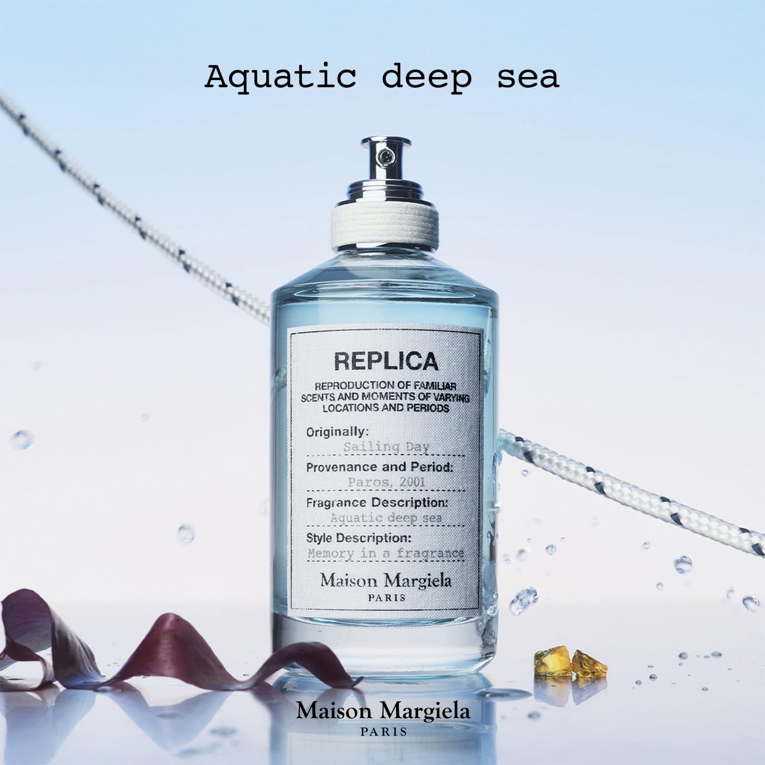 Replica Día de Velero, fragancia unisex para momentos de relajación y paseo.