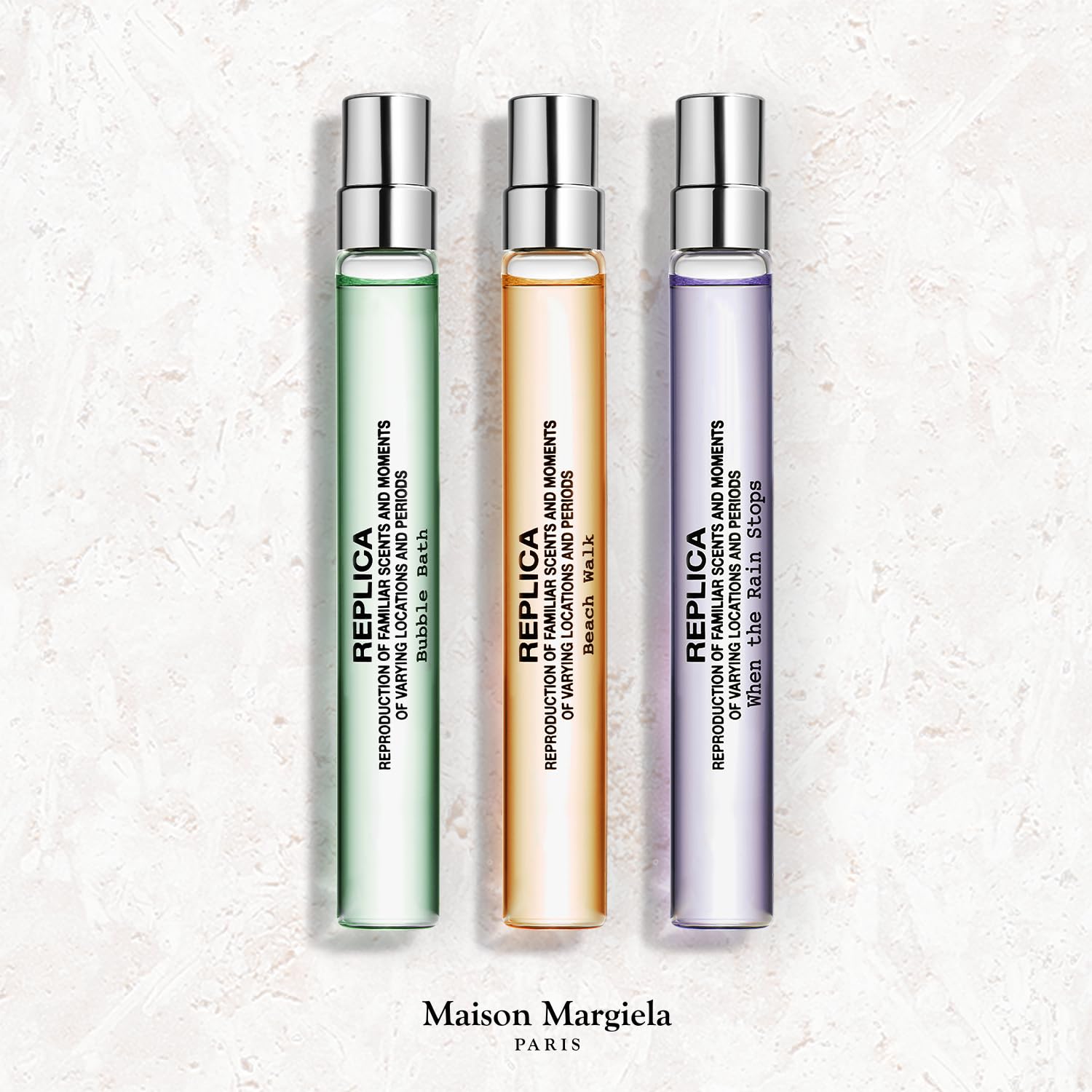 Maison Margiela Replica Bubble Bath travel bottle, perfect for fresh, cozy daily wear