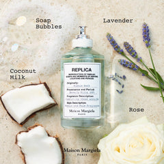 Maison Margiela Replica Baño de Burbujas con lavanda para calma y frescura.
