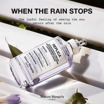 Maison Margiela Replica When the Rain Stops, patchouli suave como base elegante y discreta.