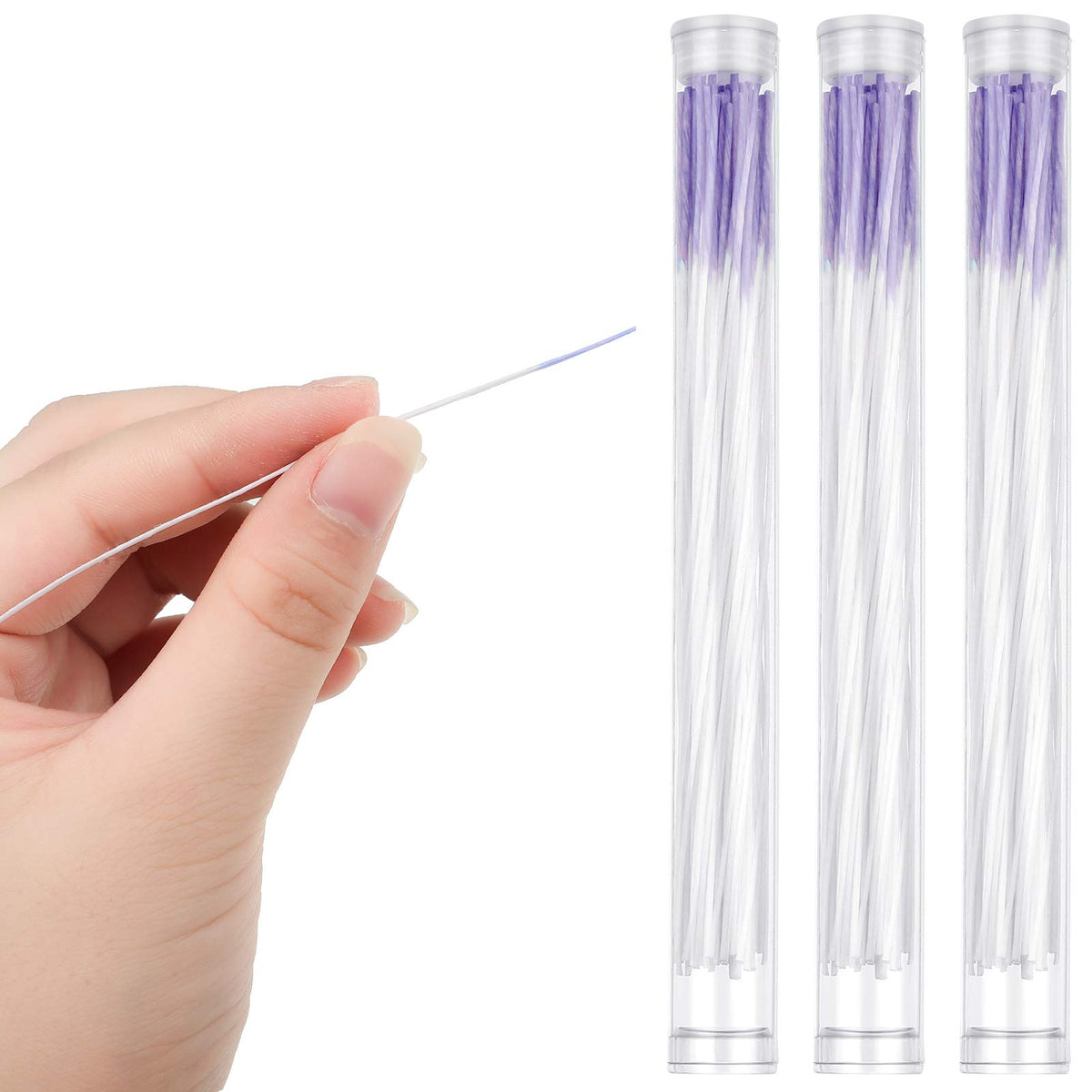 Maitys limpiador de perforaciones con hilo, 180 piezas para higiene diaria.