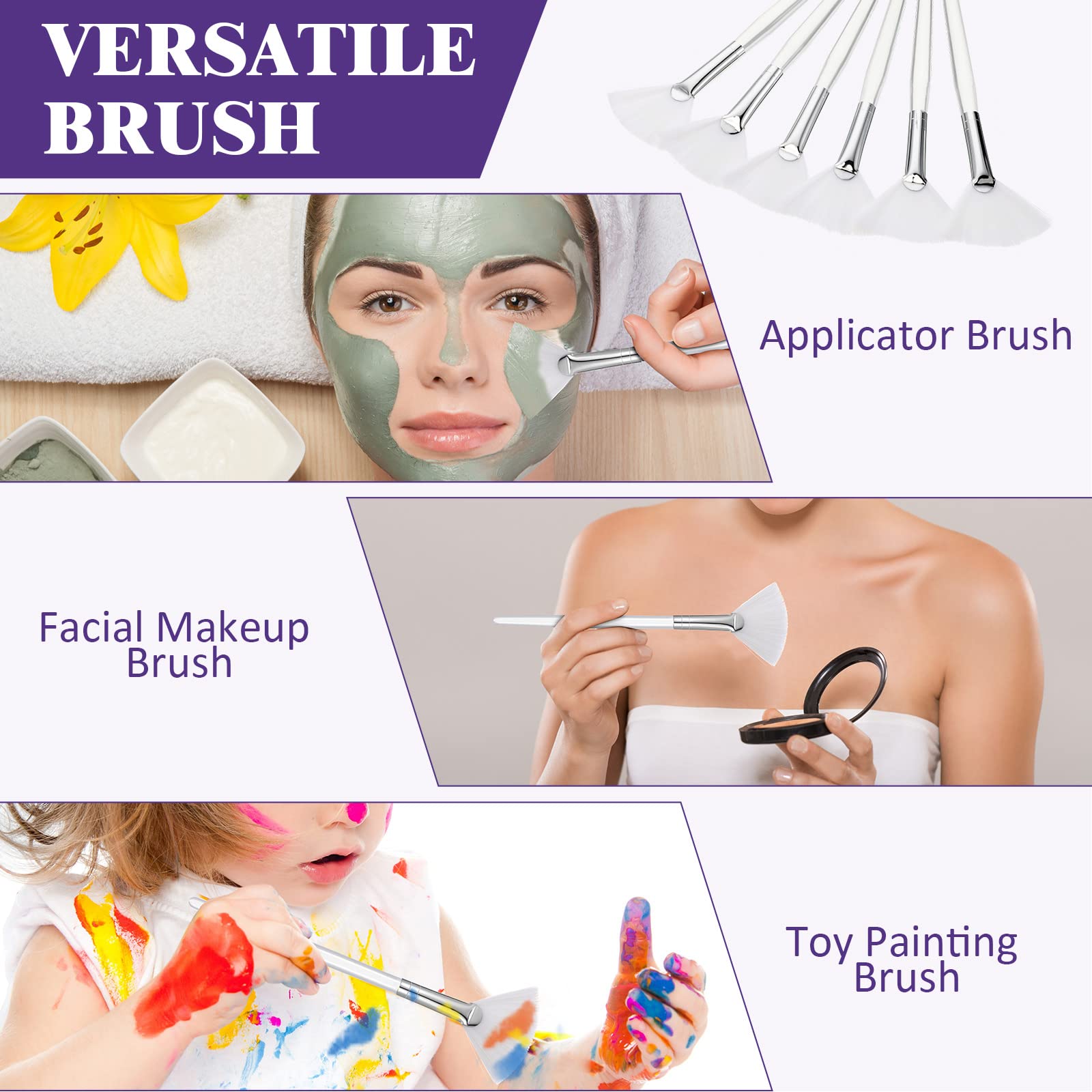 Maitys aplicador de mascarilla para usos diarios, limpieza fácil