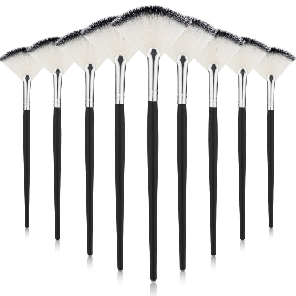 Maitys brocha abanico facial para un acabado suave y uniforme