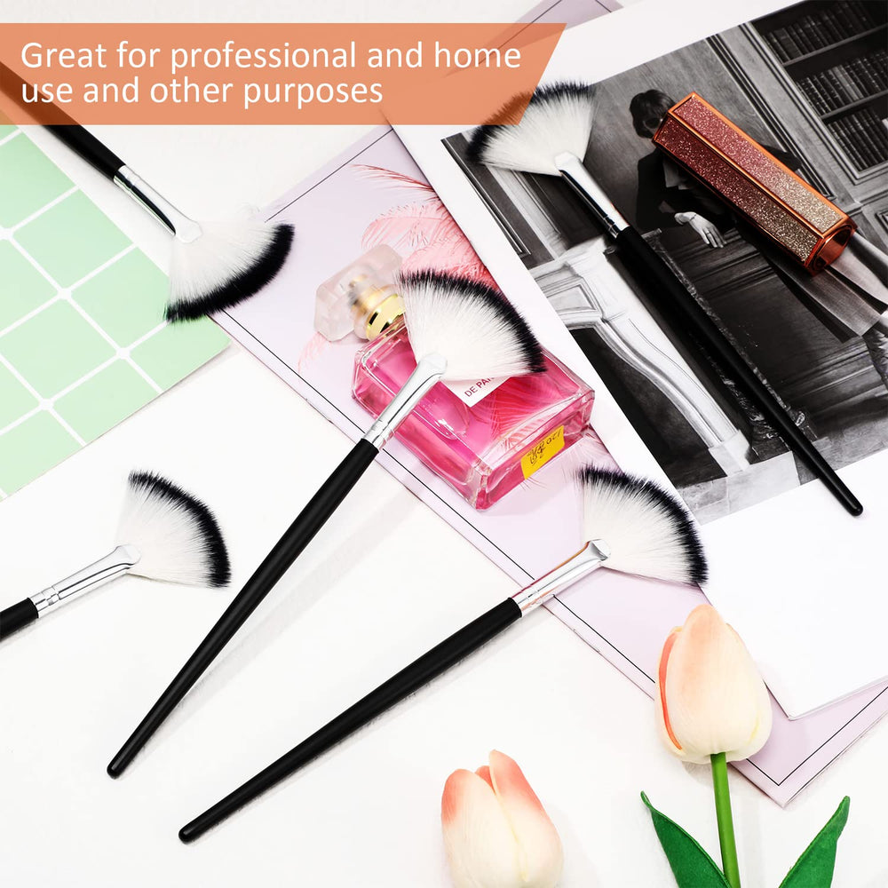 Maitys conjunto de 9 brochas abanico para rostro compacto