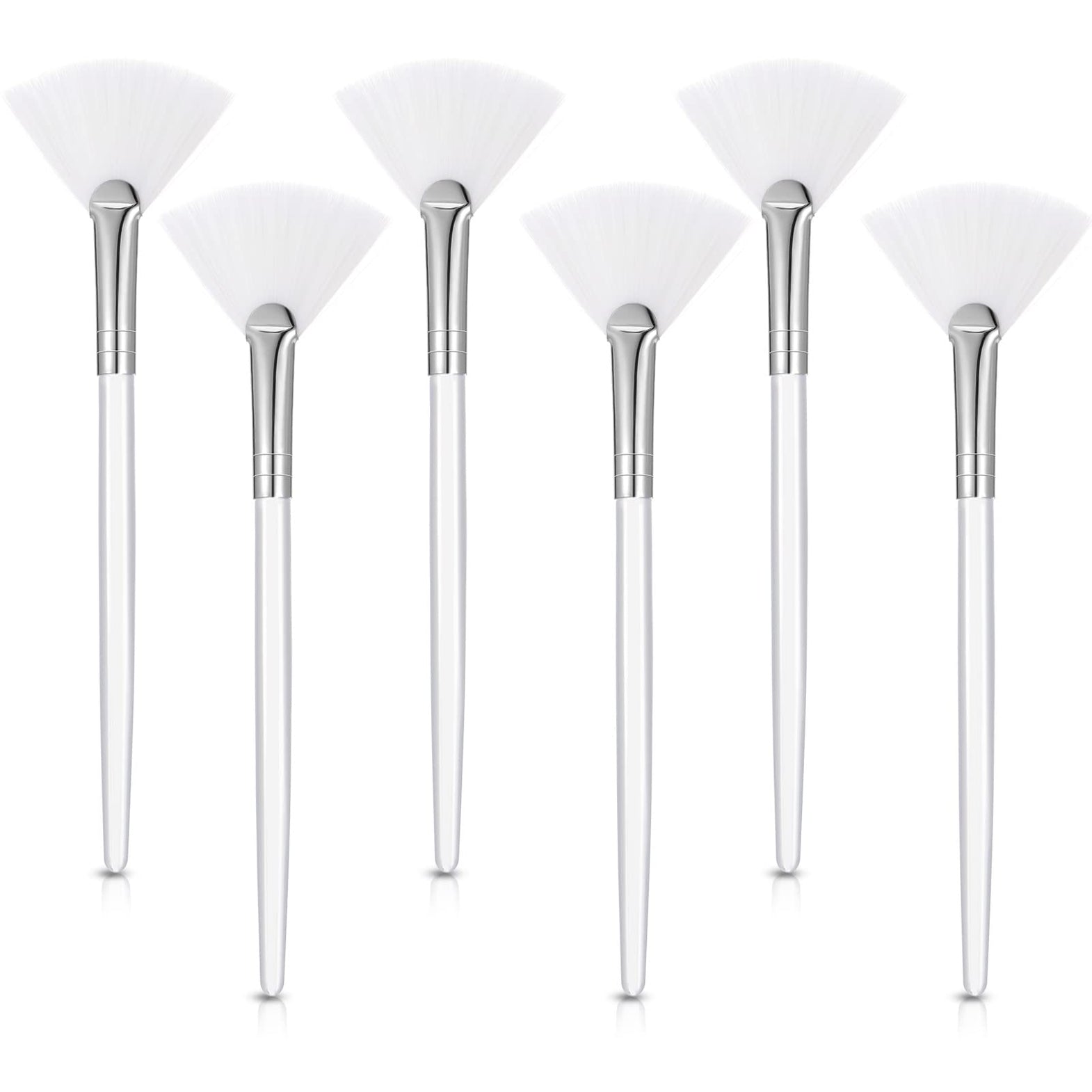 Maitys brochas abanico para mascarilla facial con puntas suaves, aplicación precisa