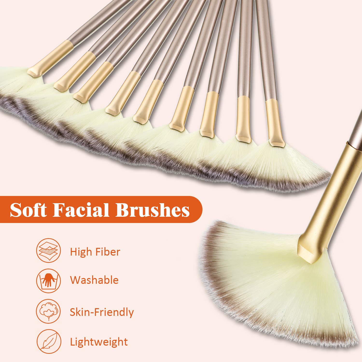 Maitys diseño portátil y ligero, ideal para llevar en la bolsa de maquillaje.