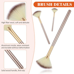Maitys fibras suaves para pinceles faciales, aptos para piel sensible.