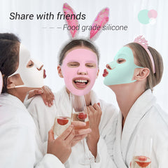 Maitys mascarilla de silicona suave para aplicación facial