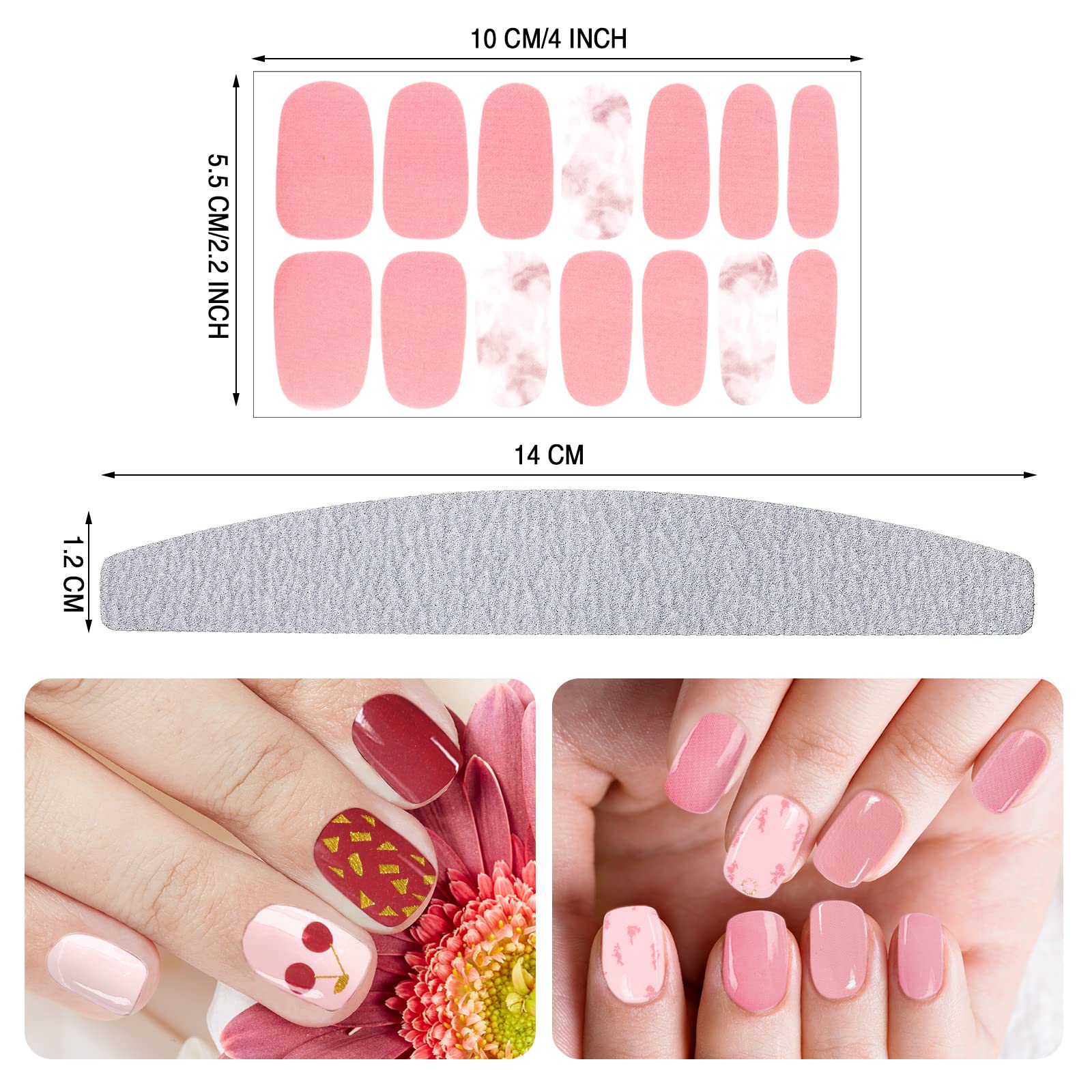 Maitys: tiras de esmalte con diferentes diseños para combinar con tu look.