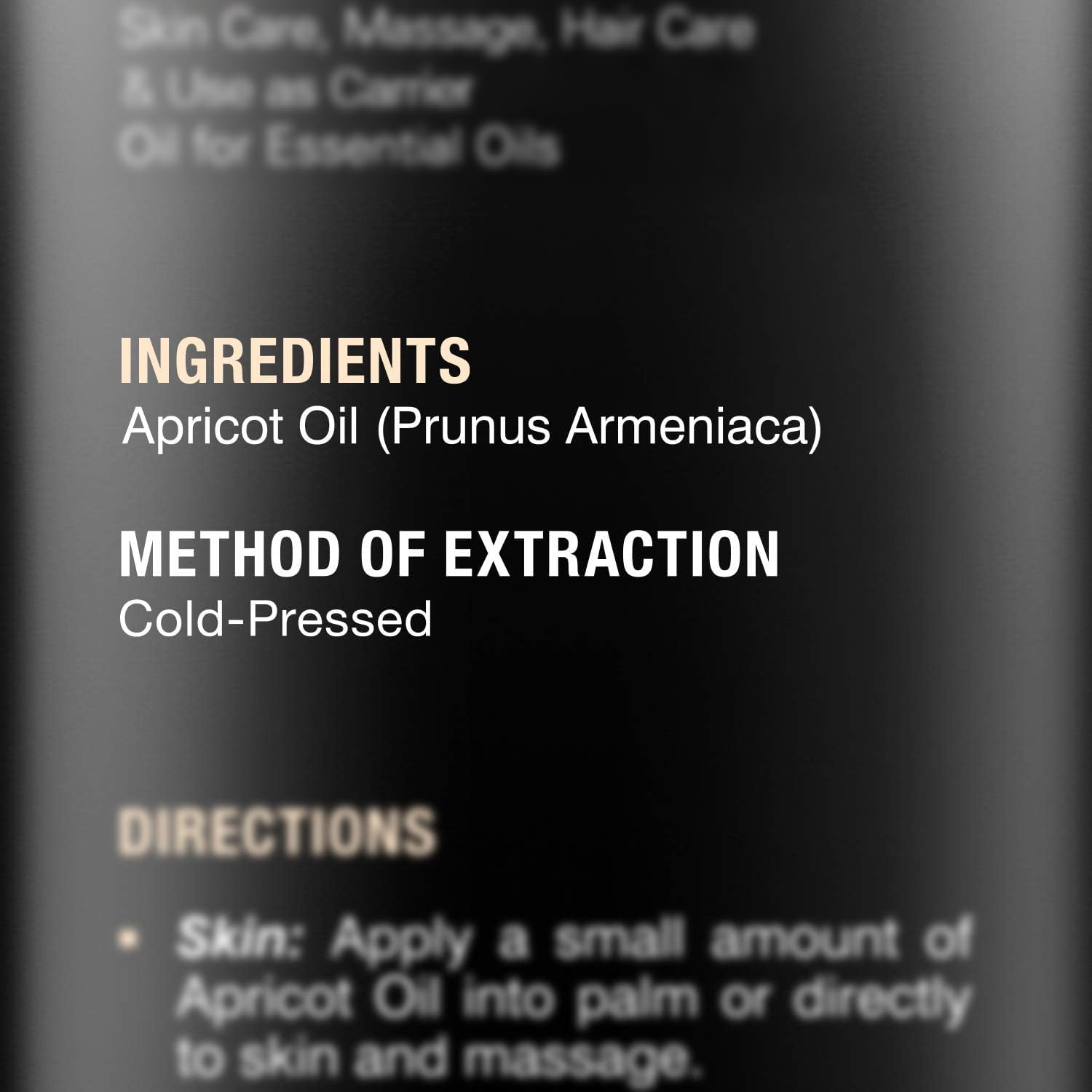 Majestic Pure Aceite de albaricoque, cuidado de uñas y manos.