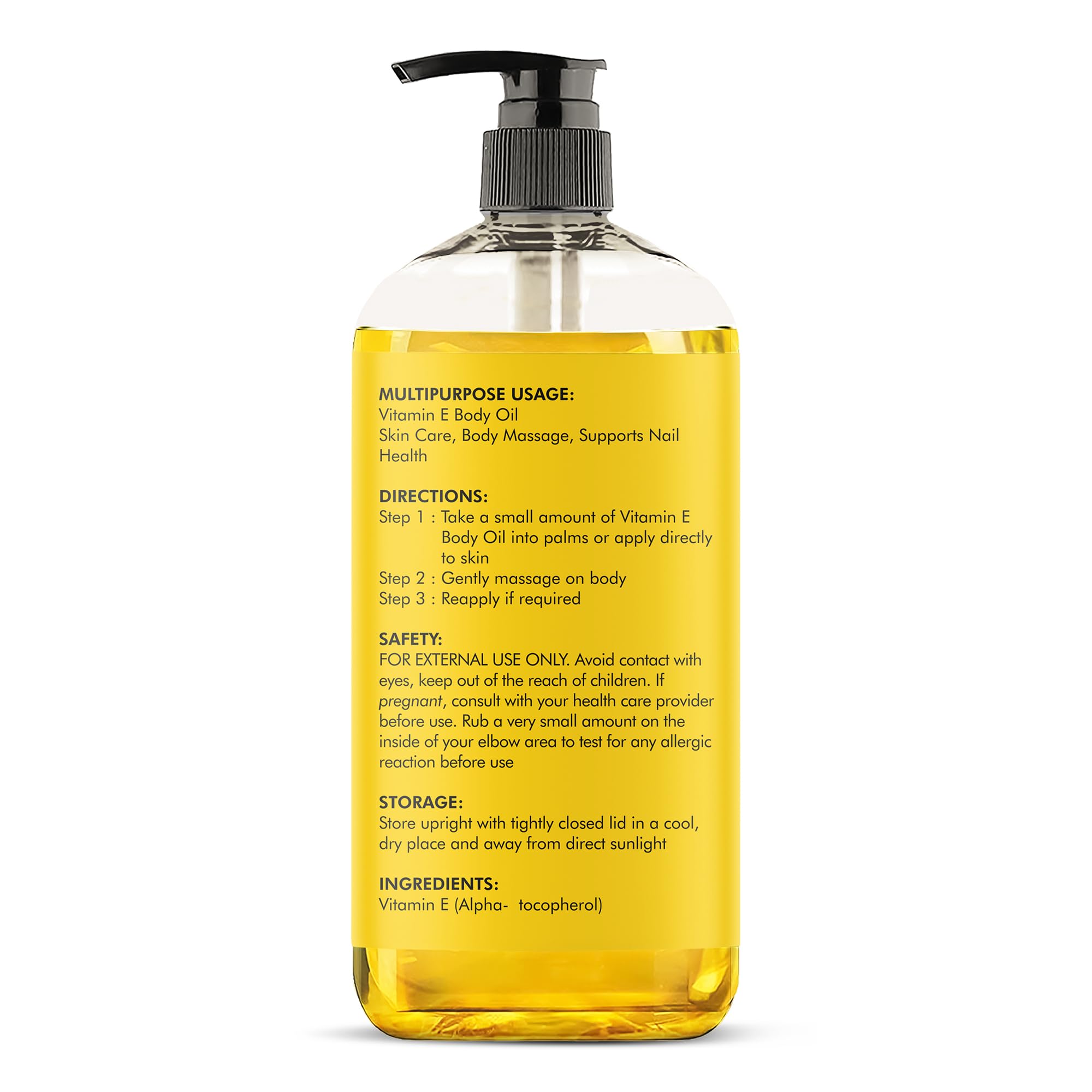 Majestic Pure Aceite de Vitamina E de rápida absorción, listo para mezclar con cremas